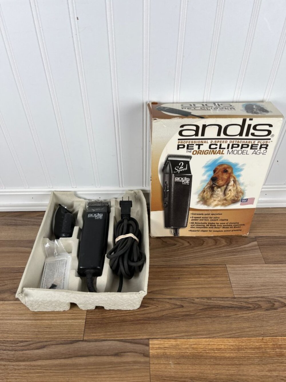 Andis ProClip AG 2-Speed+ Detachable Blade Animal Grooming Clipper